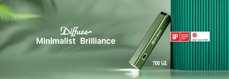 Olight Diffuse OD Green EDC Pocket Flashlight (DIFFUSEODG)