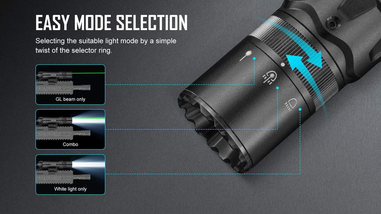 Olight Odin GL Mini Tactical Flashlight (ODINGLMINI)