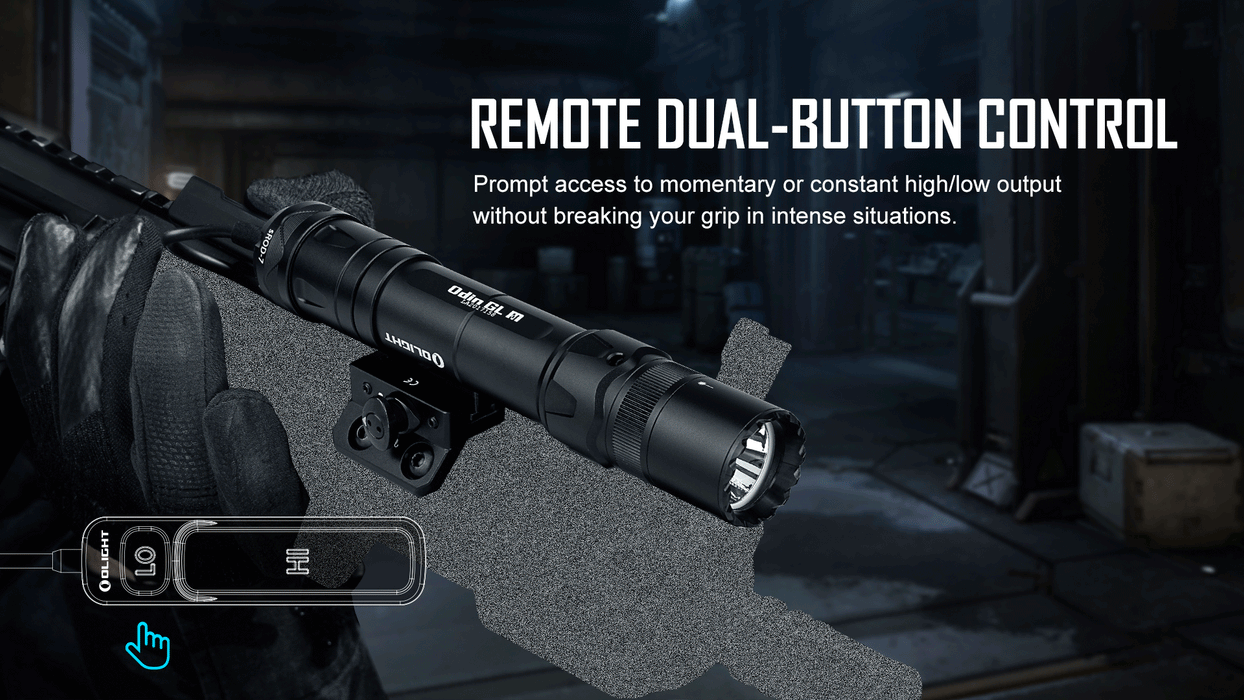 Olight Odin GL Tactical Flashlight (ODINGLPBK0