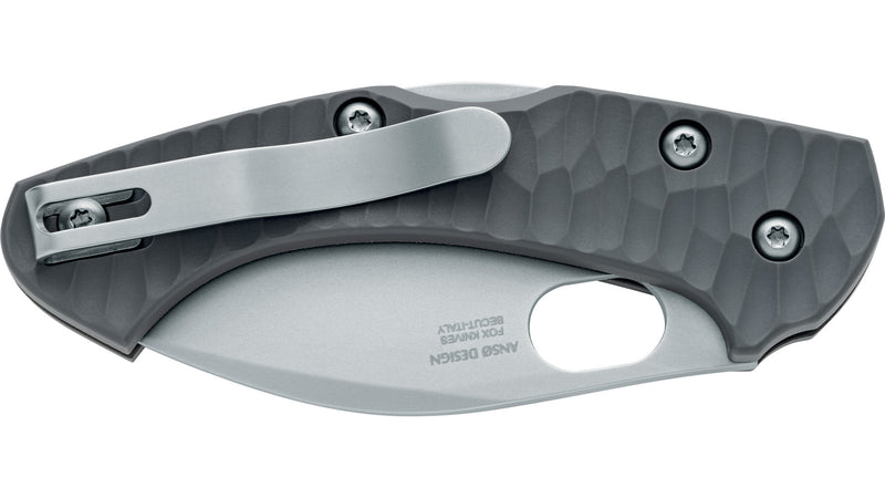 Fox Zero 2.0 Lockback Gray Folding Knife [FOX311GY] — product view 2