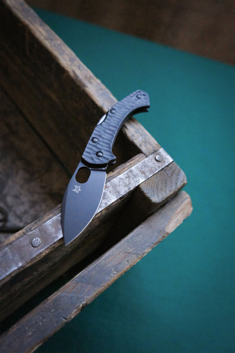 Fox Zero 2.0 Lockback Gray Folding Knife [FOX311GY] — product view 3