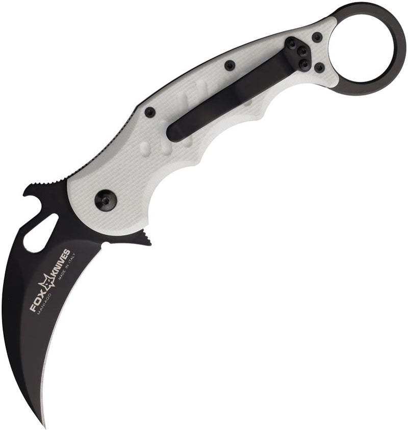 Fox Karambit Liner Lock White G10 Folding Knife [FOX479W] — product view 1