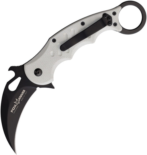 Fox Karambit Liner Lock White G10 Folding Knife [FOX479W] — product view 1