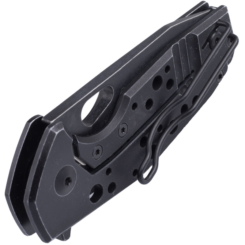 Fox Suru Frame Lock Black Stonewash Folding Knife [FOX526ALB] — product view 6
