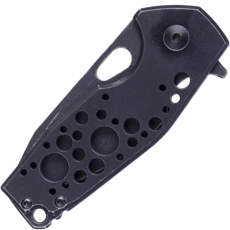 Fox Suru Frame Lock Black Stonewash Folding Knife [FOX526ALB] — product view 5
