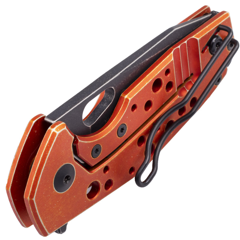 Fox Suru Frame Lock Orange Folding Knife [FOX526ALO] — product view 7