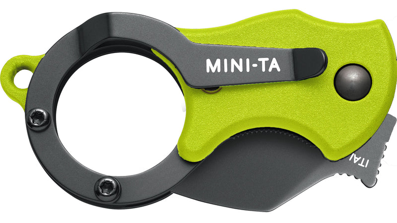 Fox Mini-Ta Liner Lock Green Folding Knife [FOX536GB] — product view 2