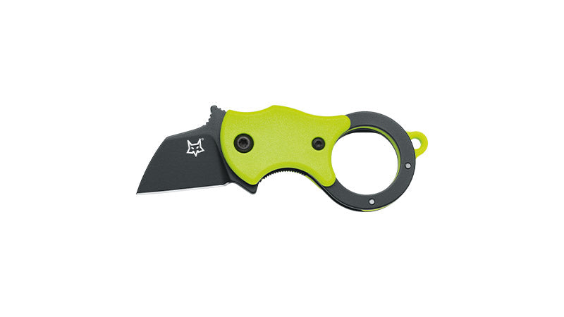 Fox Mini-Ta Liner Lock Green Folding Knife [FOX536GB] — product view 3