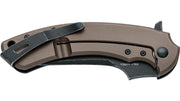 Fox Geco Frame Lock Black G10 Folding Knife [FOX537BR] — product view 2