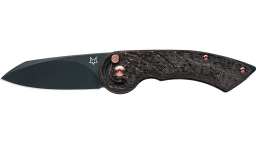 Fox Radius Finger Safe Lock Carbon Fiber Folding Knife [FOX550CFB] — product view 1