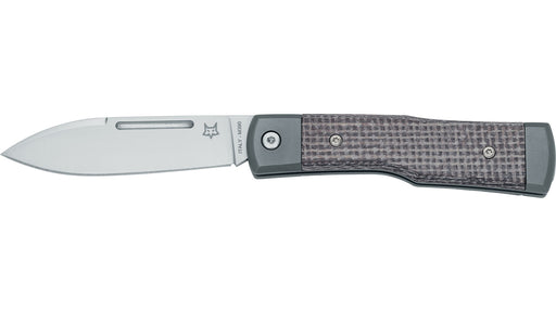 Fox Gunstock Barlow Bison Micarta Folding Knife [FOX558BI] — product view 1
