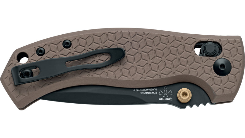 Fox Anzu VERSO Lock Tan Folding Knife [FOX560ALBR] — product view 2