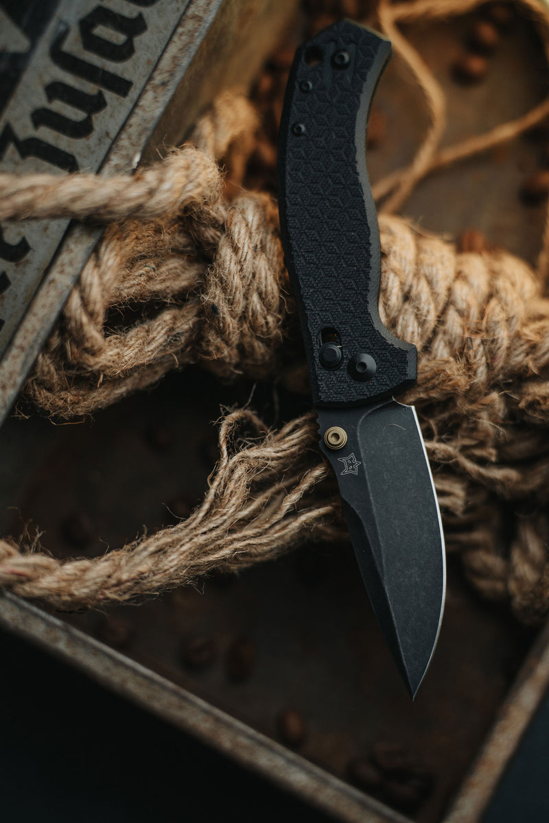 Fox Anzu VERSO Lock Black G10 Folding Knife [FOX560G10B] — product view 3