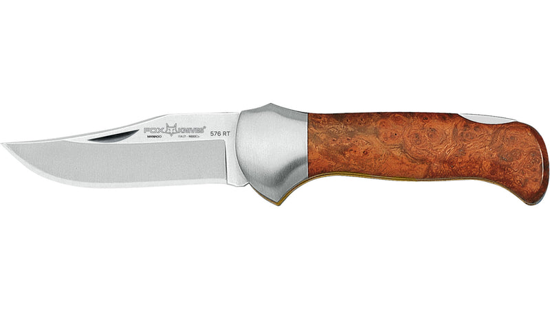 Fox Forest Radica Lockback Burl Folding Knife [FOX576RT] — product view 1