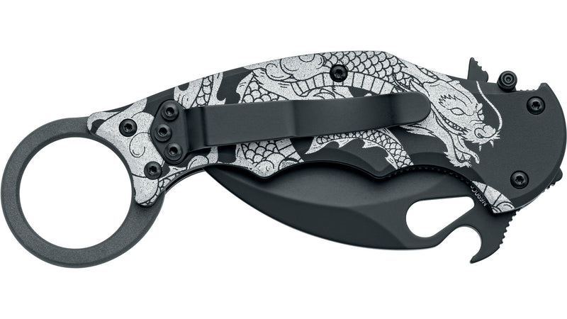 Fox Karambit Liner Lock Dragon Folding Knife [FOX599ALB1] — product view 2