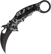 Fox Karambit Liner Lock Skull Folding Knife [FOX599ALB3] — product view 3
