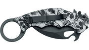 Fox Karambit Liner Lock Skull Folding Knife [FOX599ALB3] — product view 2