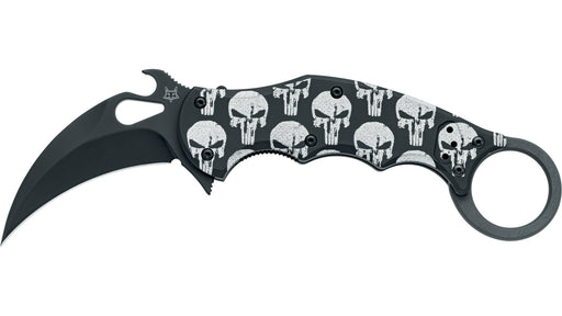 Fox Karambit Liner Lock Skull Folding Knife [FOX599ALB5] — product view 1