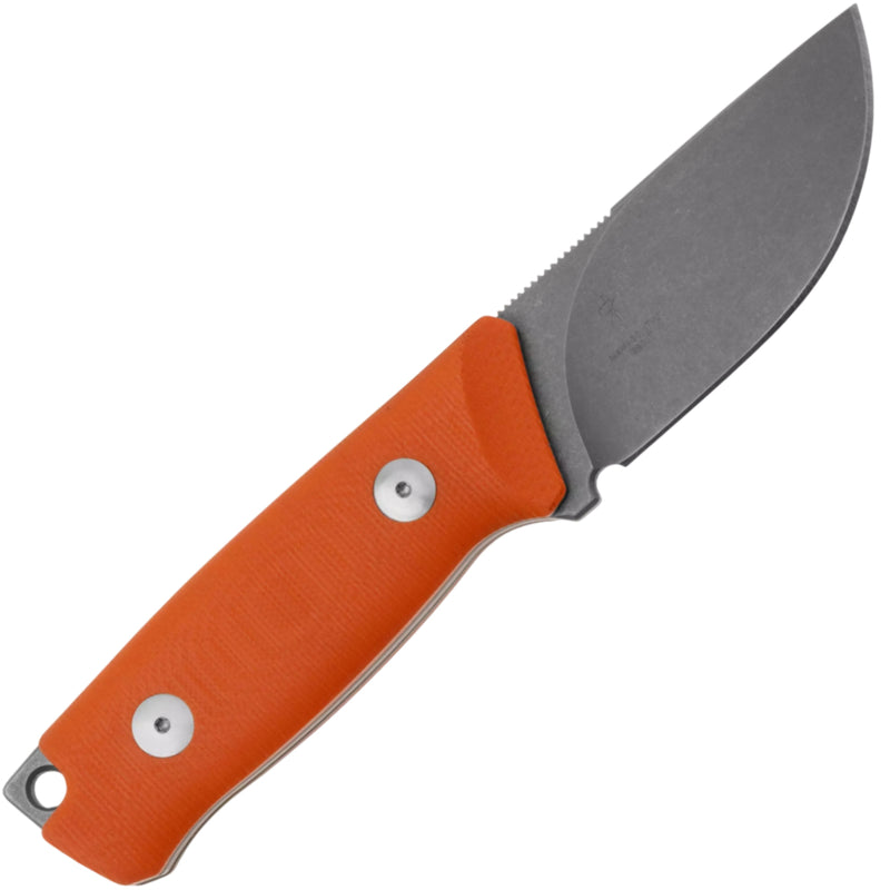 Fox Muzzle Fixed Blade Orange G10 Knife [FOX664OR] — product view 3