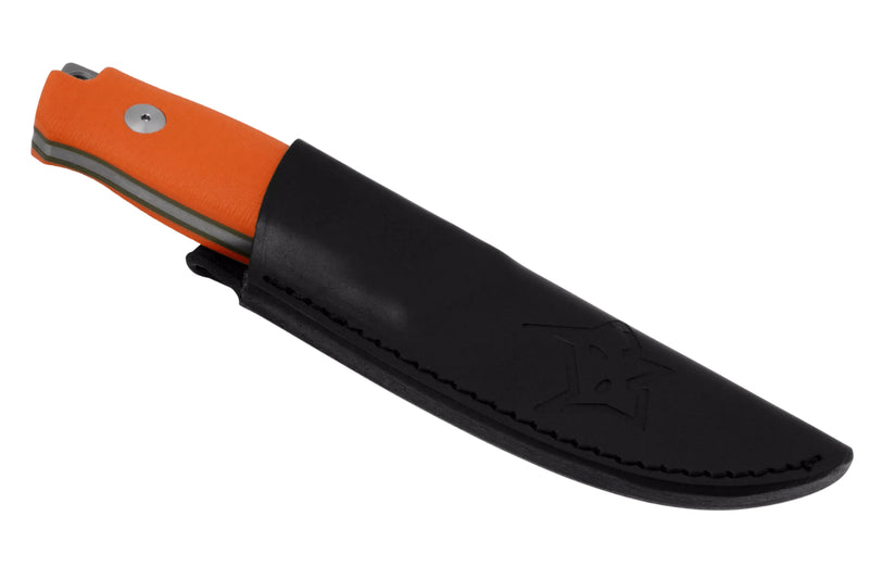 Fox Muzzle Fixed Blade Orange G10 Knife [FOX664OR] — product view 7