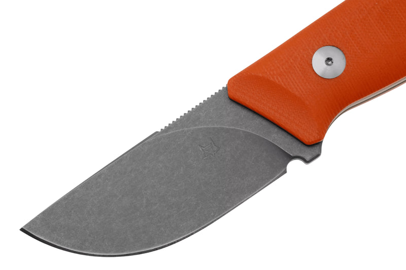Fox Muzzle Fixed Blade Orange G10 Knife [FOX664OR] — product view 4