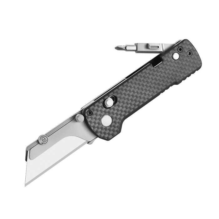 Olight U1 Pro Carbon Fiber Overlay Multitool Folding Utility Knife