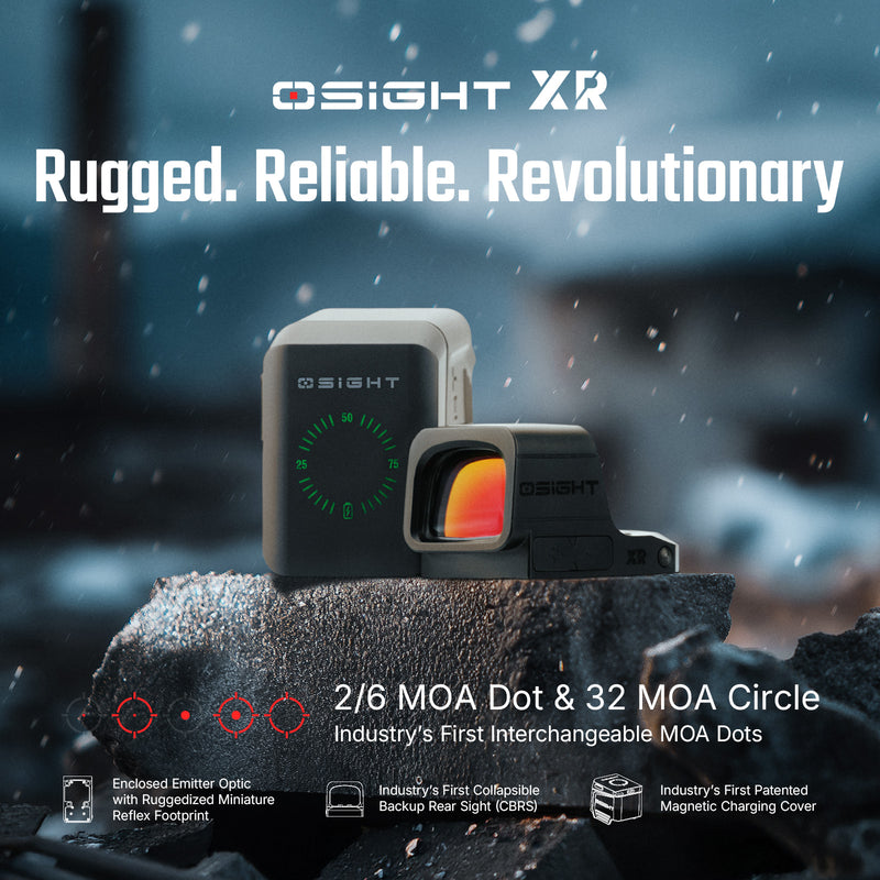 Olight Osight XR Enclosed Red Dot (RMR Footprint) 2/6 MOA + 32 MOA Multi-Reticle
