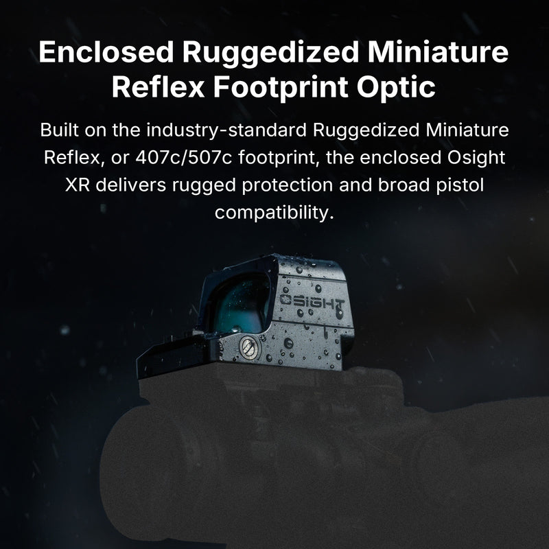 Olight Osight XR Enclosed Red Dot (RMR Footprint) 2/6 MOA + 32 MOA Multi-Reticle