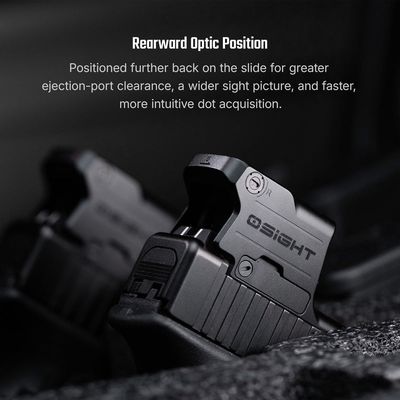 Olight Osight SE MOS Enclosed Red Dot Sight Direct Mount (OSIGHTSEMOS)