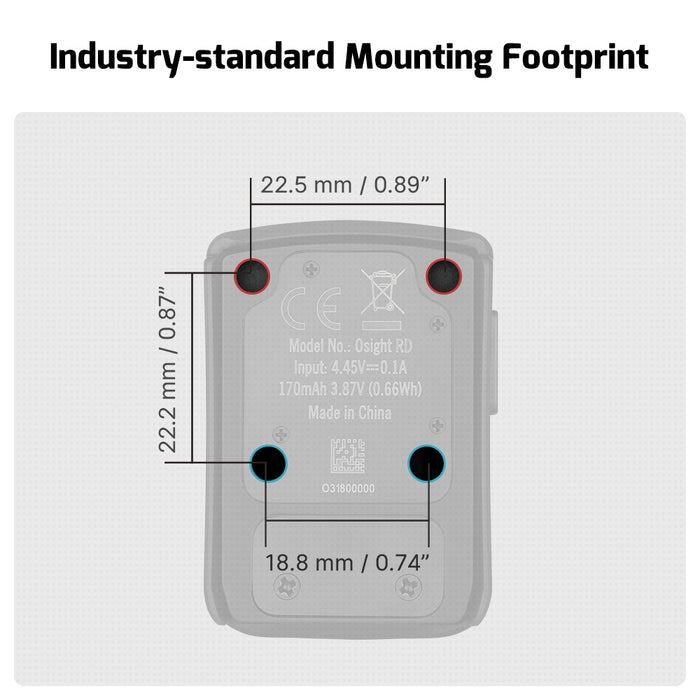 Olight Osight RD 3 Flat Dark Earth MOA with Magnetic Charging Cover (OSIGHTRDFLDKET)