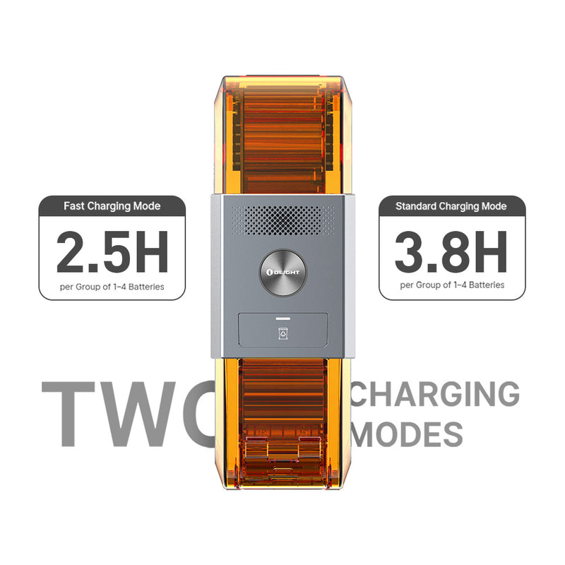 Olight Ostation X 3-in-1 Automatic Rechargeable AA Battery Charger (OSTATIONXAA)