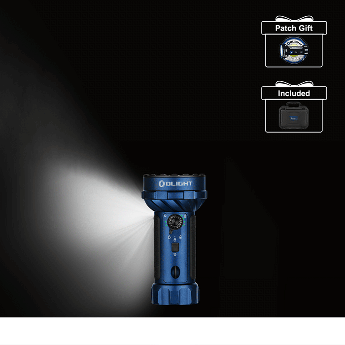 Olight Marauder Mini 2 Compact Powerful Flashlight Midnight Blue