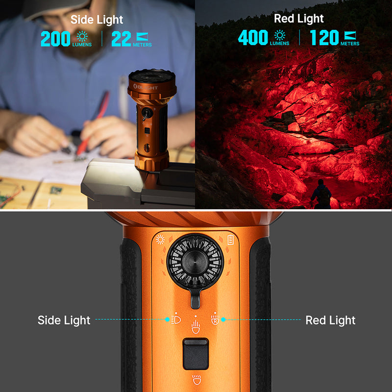 Olight Marauder Mini 2 Orange Flashlight (MARAUDERMINI2OG)