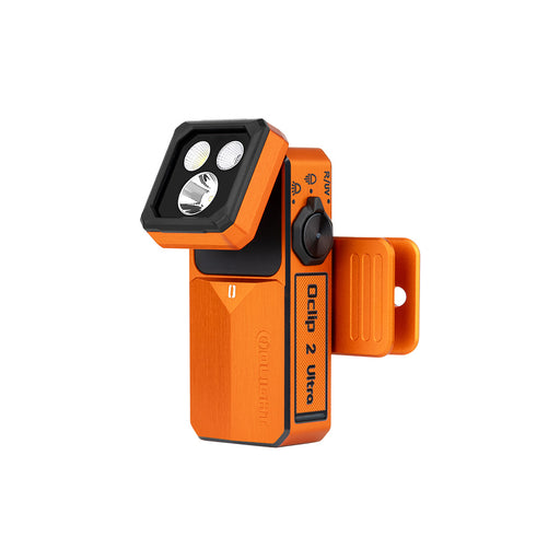 Olight Oclip 2 Ultra Amber Orange Clip Flashlight (OLTOCLIP2ULAO)