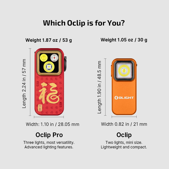 Olight Oclip Pro Clip Fortune Snake 2025 Special Edition
