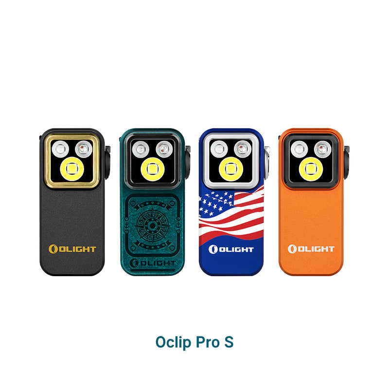 Olight Oclip Pro S Stars & Stripes Edition / Oclip Pro Multifunctional EDC Clip Flashlight