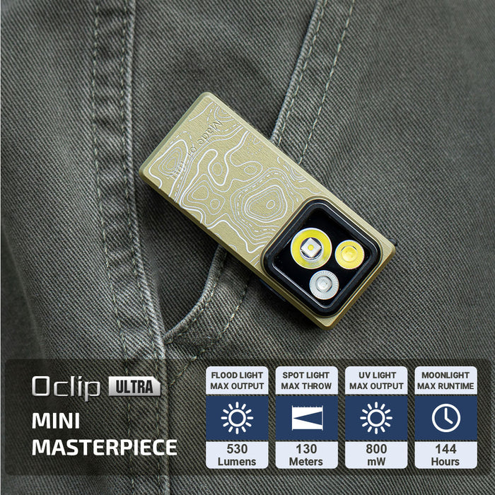 Olight Oclip Ultra Olive Topo Limited (OCLIPULTRAOT)