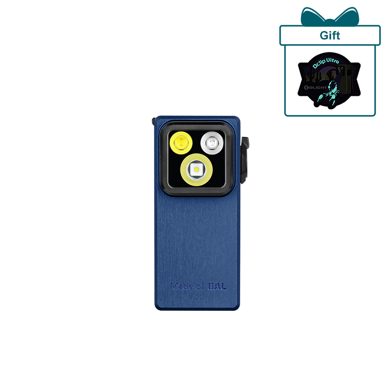 Olight Oclip Ultra Navy Blue + BONUS: Oclip Ultra Patch Gift (B0DTG5QZ91)