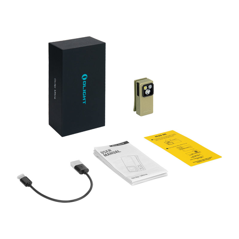 Olight Oclip Ultra Olive Green + BONUS: Oclip Ultra Patch Gift (B0DTG49MBC)
