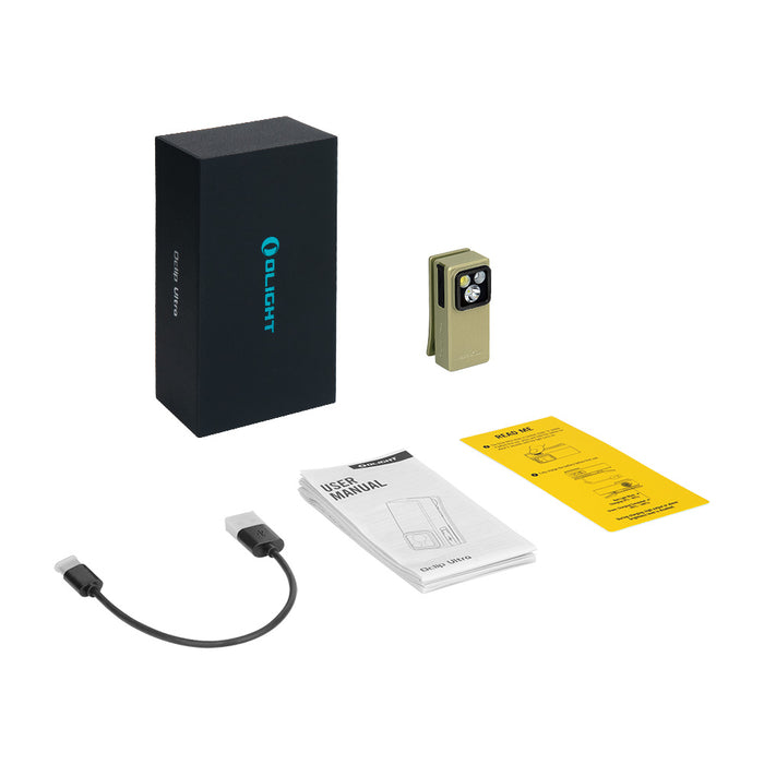 Olight Oclip Ultra Olive Green + BONUS: Oclip Ultra Patch Gift (B0DTG49MBC)