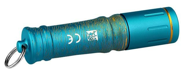 Olight i3E EOS Sunwave Aqua - reverse view