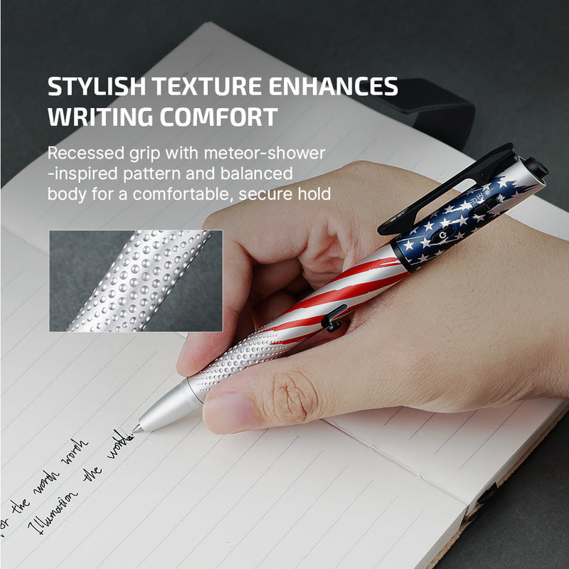 Olight O'Pen 3 Stars & Stripes Edition Pen Light (OPEN3SSE)