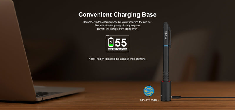Olight O'Pen Glow Black Penlight (OPENGLOWBK)