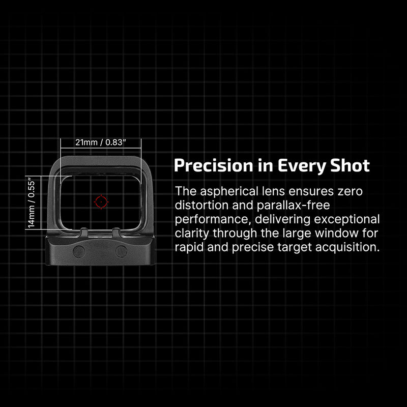 Olight Osight S Rechargeable 2 MOA Red Dot Sight (OSIGHTS2)