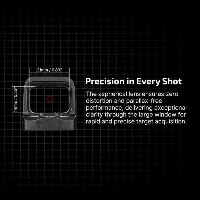 Olight Osight S Rechargeable 2 MOA Red Dot Sight (OSIGHTS2)
