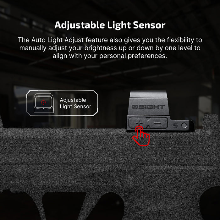 Olight Osight S Rechargeable 2 MOA Red Dot Sight (OSIGHTS2)