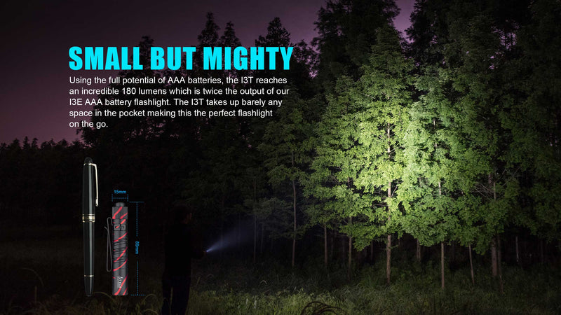 Olight i3T EOS Black EDC Flashlight (I3TEOSBK)