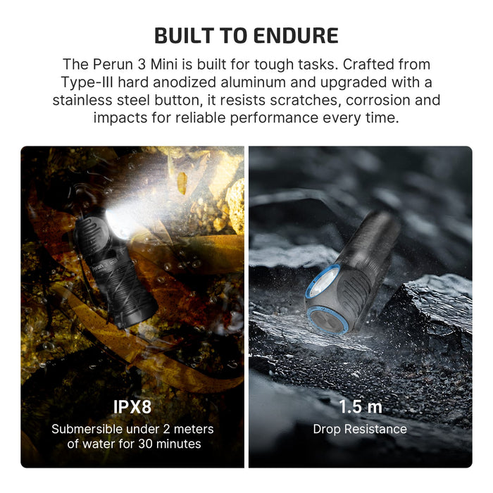 Olight Perun 3 Mini HCRI Headlamp Bundle HCRI NW (PERUN3MINIHCRINW)