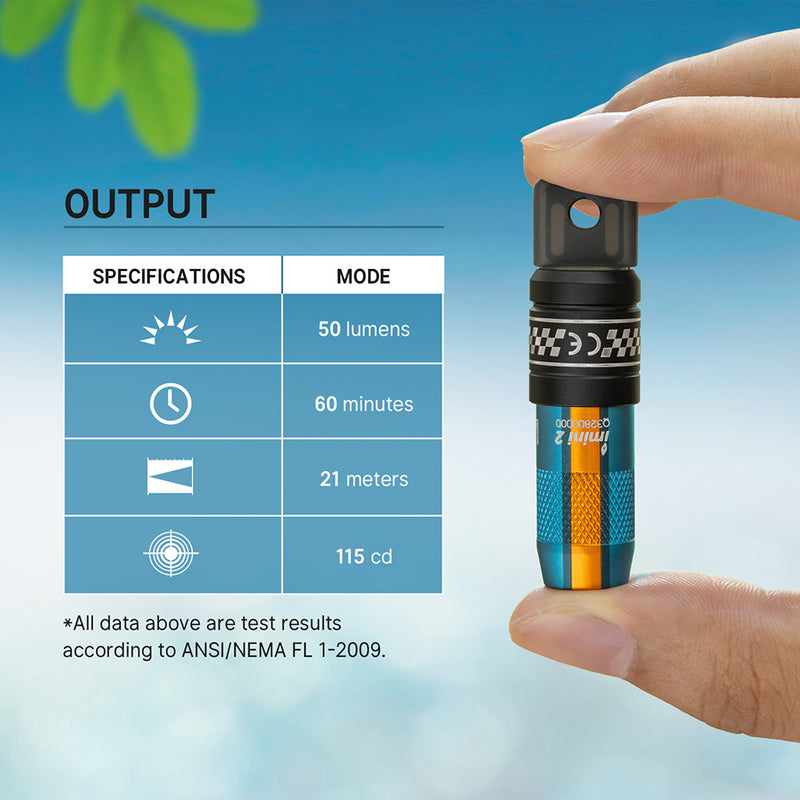 Olight imini 2 Rechargeable Magnetic Mini Flashlight Roadster