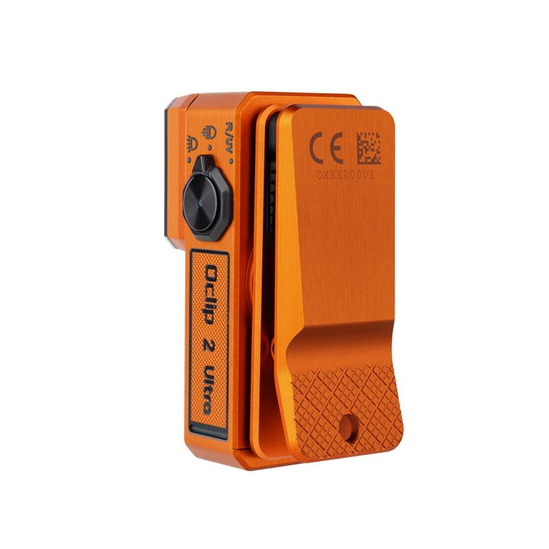 Olight Oclip 2 Ultra Amber Orange Clip Flashlight (OCLIPULTTRAAO)